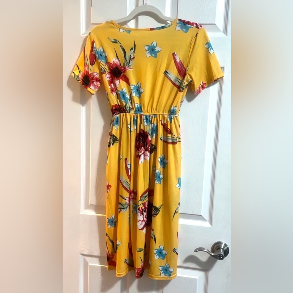 Cotton blend dress - Picture 2 of 3